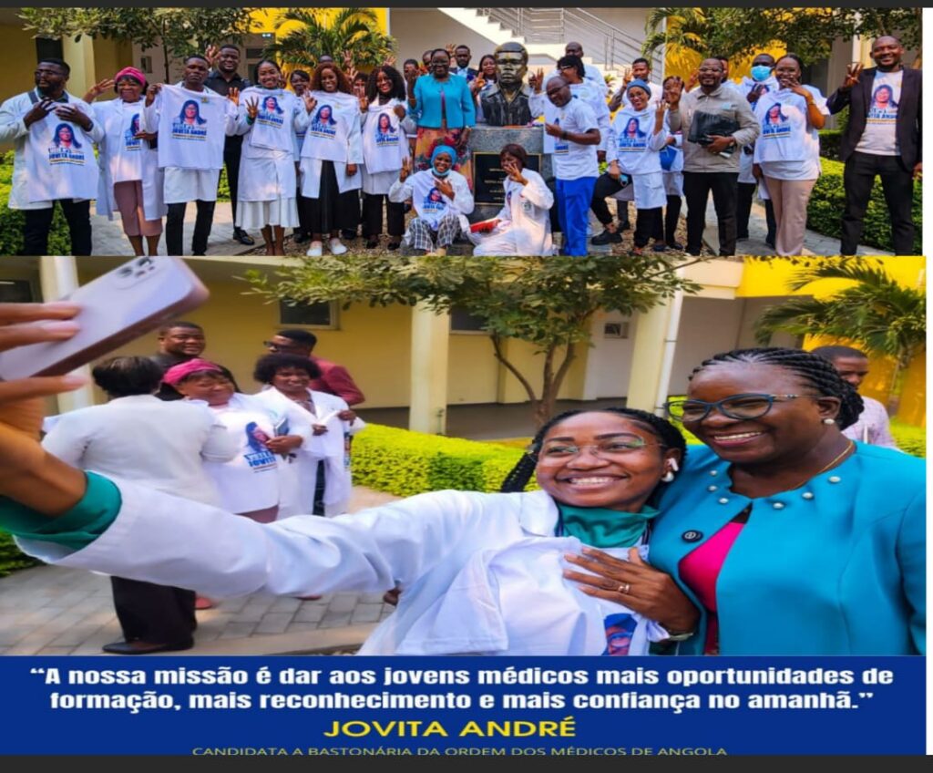 Candidata à Bastonária da Ordem dos Médicos de Angola apresenta linhas de forças aos médicos do Hospital Geral Especializado Neves Bendinha