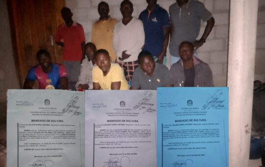 16 presos políticos do Manifesto Jurídico e sociológico do Povo Lundes já se encontram em Liberdade