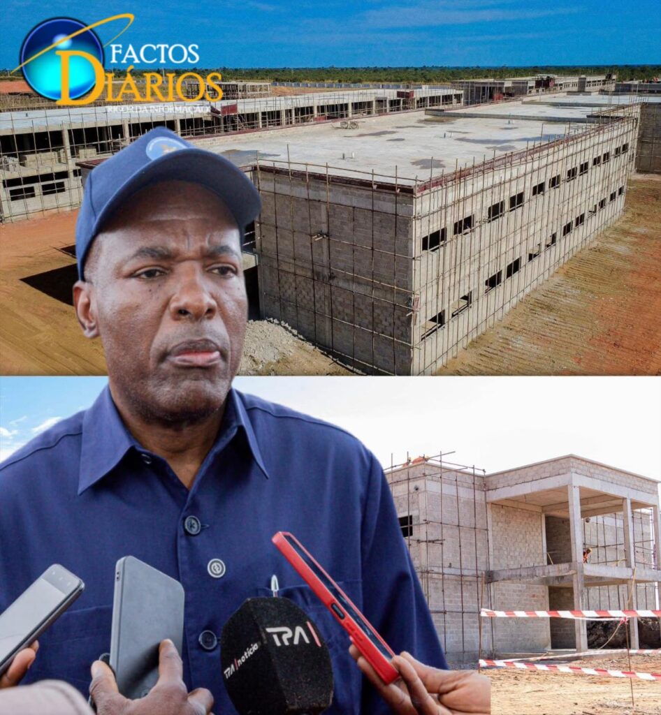 Governador do Moxico constata bom ritmo das obras estruturantes em curso na cidade do Luena
