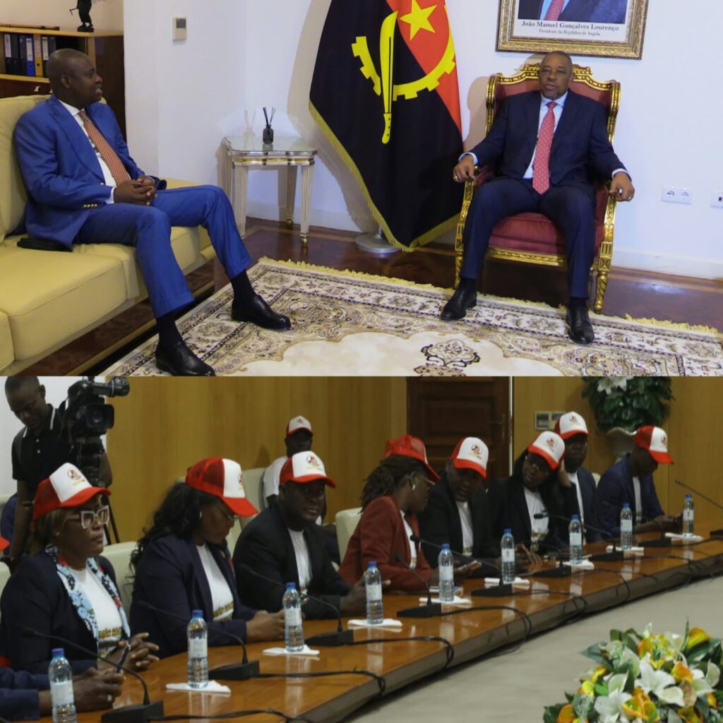 Encontro de cortesia e trabalhos internos marcam o primeiro dia de trabalho do MOVANGOLA no Cuanza Sul