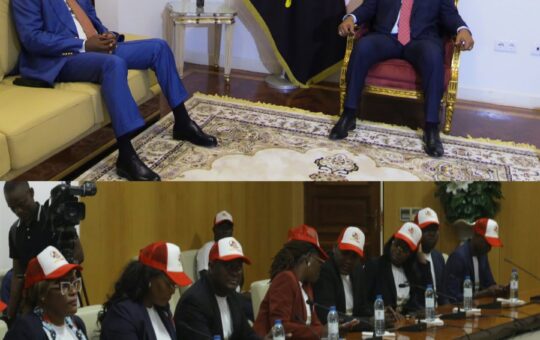 Encontro de cortesia e trabalhos internos marcam o primeiro dia de trabalho do MOVANGOLA no Cuanza Sul