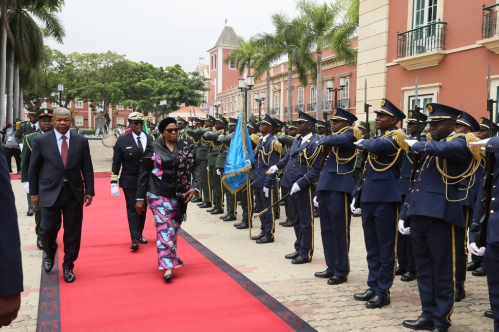 João Lourenço recebe homóloga da Namíbia, Netumbo Nandi-Ndaitwah